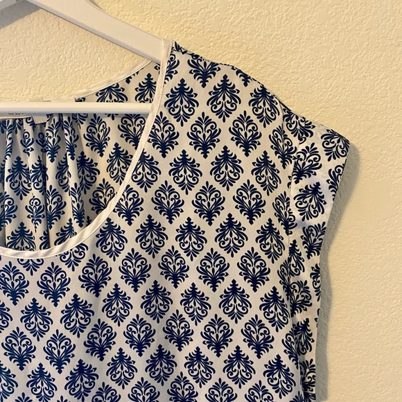 DANIEL RAINN Printed T-shirt Blouse Moroccan Print - Picture 7 of 14